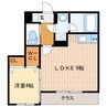 グレイスリー御厨 1LDKの間取り