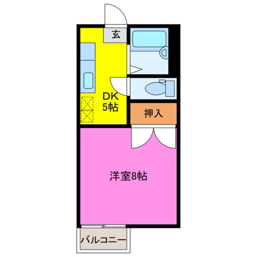 間取図 グリーンビレッジ大竹