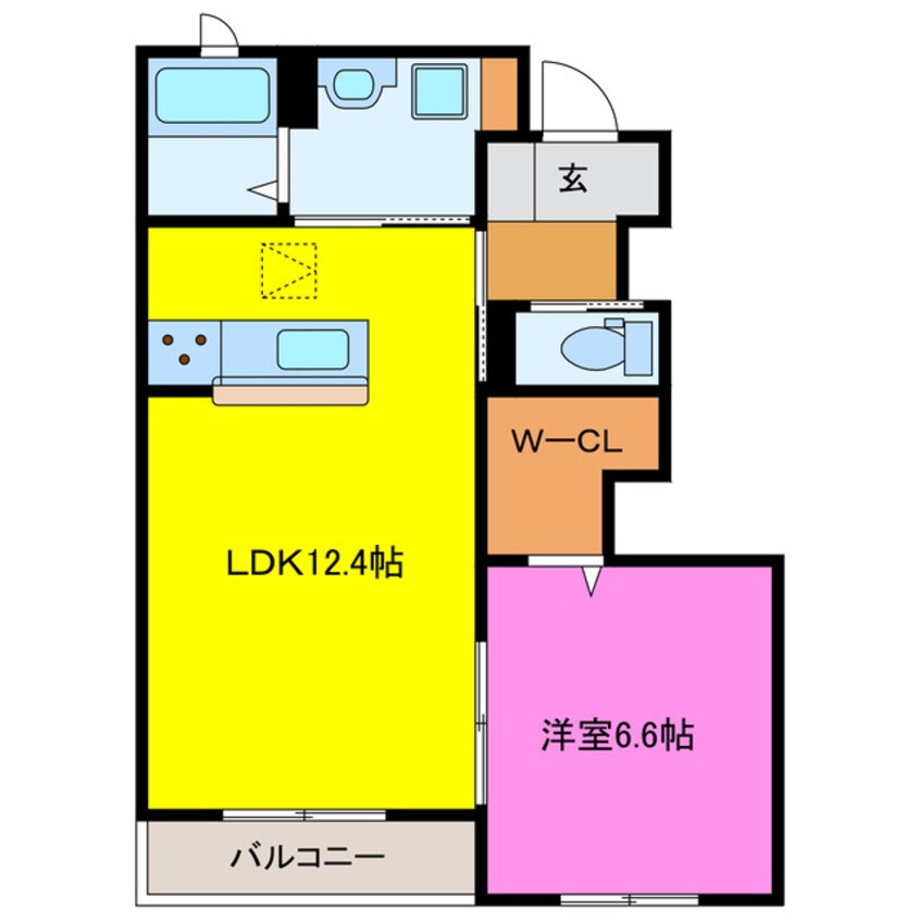 間取図 エスペランス　イワタ