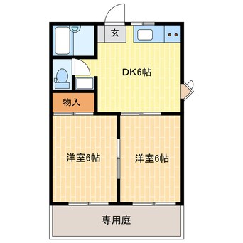 間取図 マイ　ヴィラ