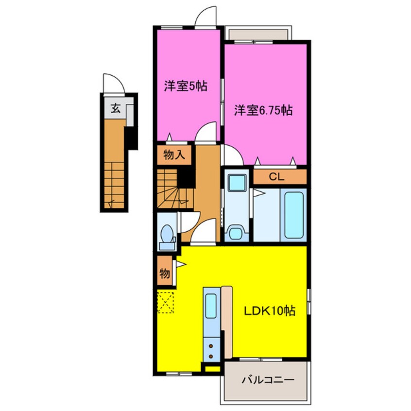 間取図 メゾン八番館