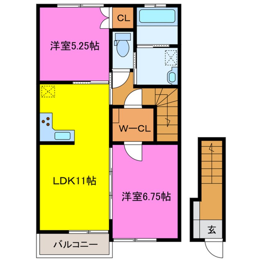 間取図 ファーストワンA