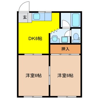 間取図 ハイツ球場
