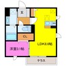 Ｄ-Hills　見付 1LDKの間取り