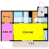 Ｄ-Hills　見付 1LDKの間取り