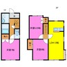 テラスハウス西貝塚 3LDKの間取り
