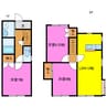 テラスハウス西貝塚 3LDKの間取り