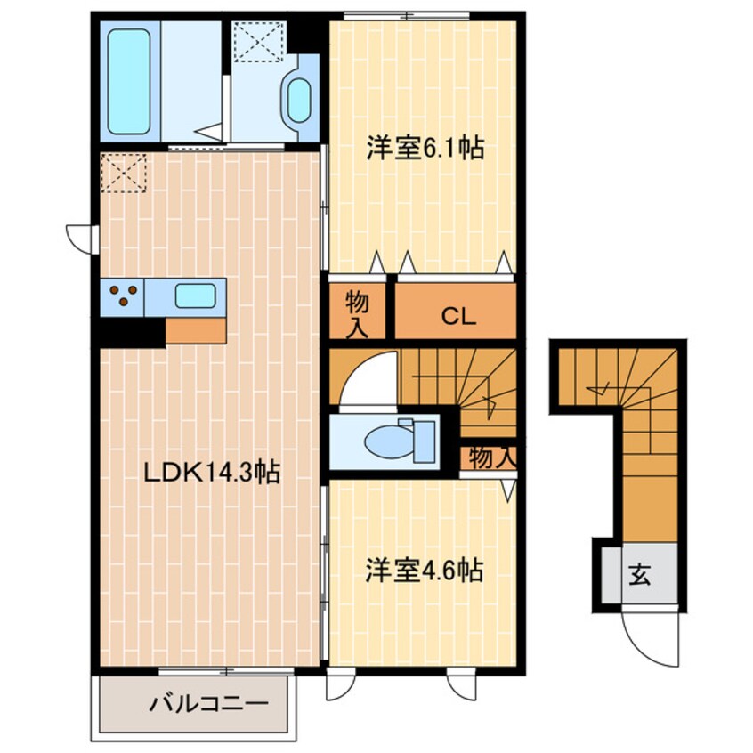 間取図 ベイベリー