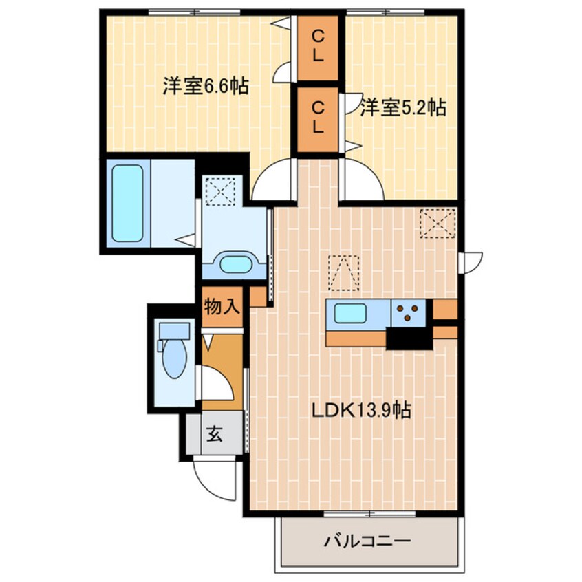 間取図 ベイベリー