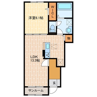 間取図 セントラルリバーR