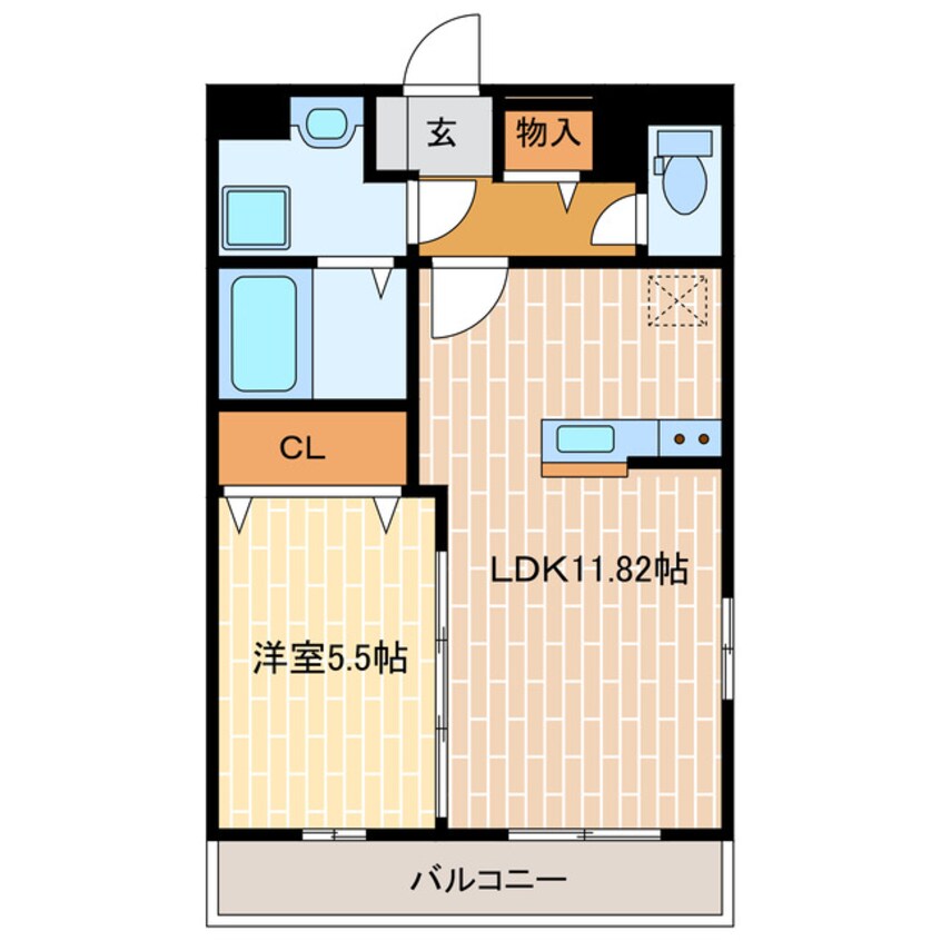 間取図 プリマベーラ中泉