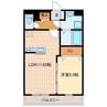 PRIMAVERA　NAKAIZUMI（プリマヴェーラ中泉） 1LDKの間取り
