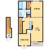 AFC RESIDENCE 見付B 2LDKの間取り