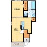 AFC RESIDENCE 見付B 1LDKの間取り