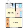 コーポＳＳ 2Kの間取り