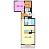 D-Hills栄町 1LDKの間取り