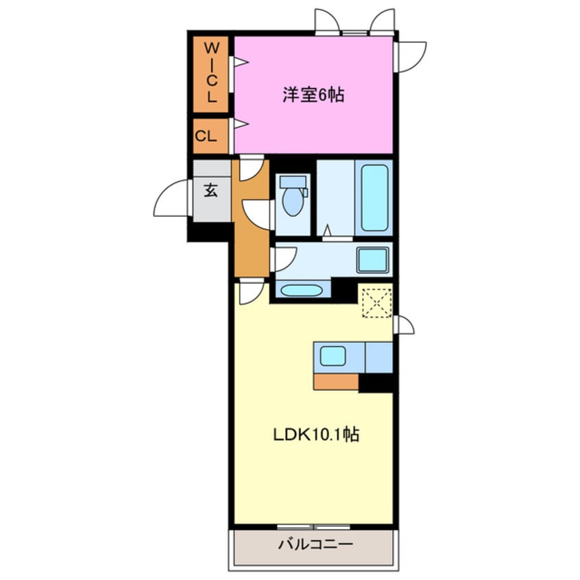 間取図 ソレイユ