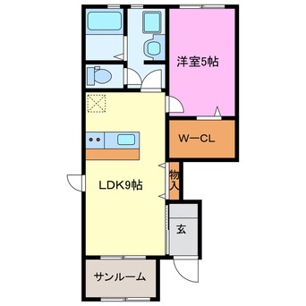 間取図 LOTUS下大之郷
