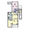 ヒカルサ見付サウスⅠ 1LDKの間取り