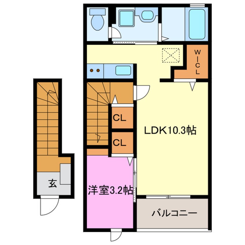 間取図 ソレアーデ