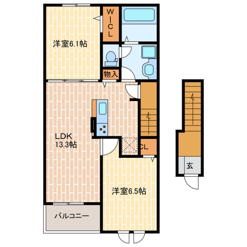 間取図 アウレリッソA