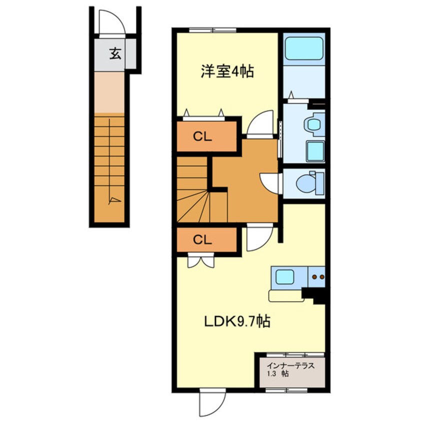 間取図 Grand Villa ｸﾞﾗﾝﾄﾞｳﾞｨｱ