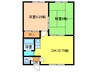 柏木21 2LDKの間取り