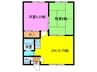 柏木21 2LDKの間取り
