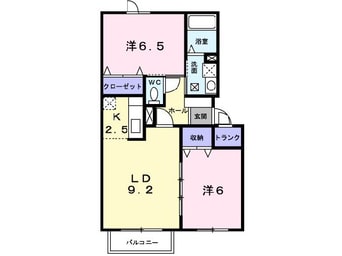 間取図 サンリットＡ
