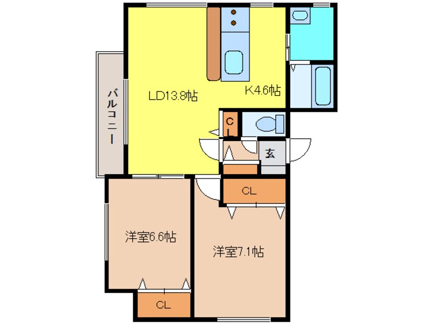 間取図 アクティブマンション
