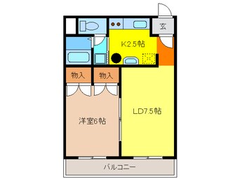 間取図 シャルムアクアマリーン