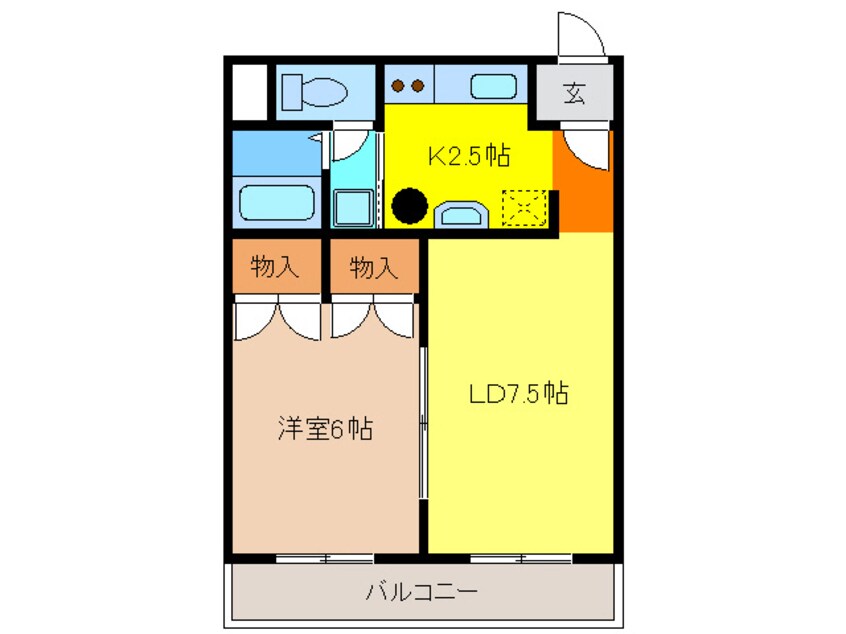 間取図 シャルムアクアマリーン