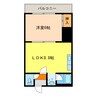 エルドラード恵庭 1LDKの間取り