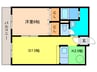 ルート３６ 1DKの間取り