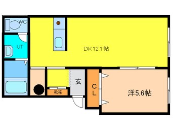 間取図 モイザリリバーハイツ