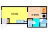 葵フラット 1DKの間取り
