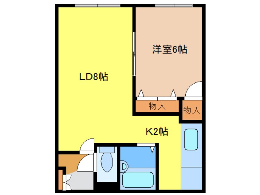 間取図 シャトー恵友