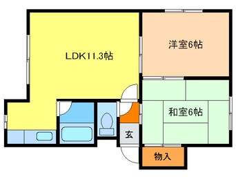 間取図 ブルーハウス