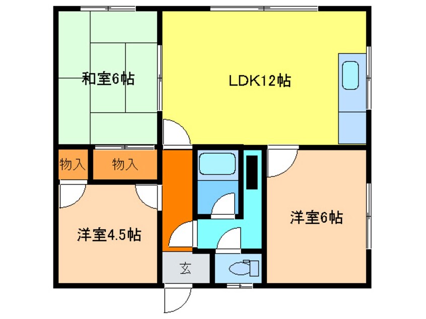 間取図 スズキハイツ