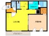 アドヴァンス・マンション 1LDKの間取り
