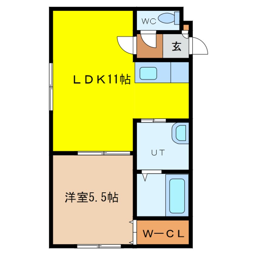 間取図 ＣＯＣＯ