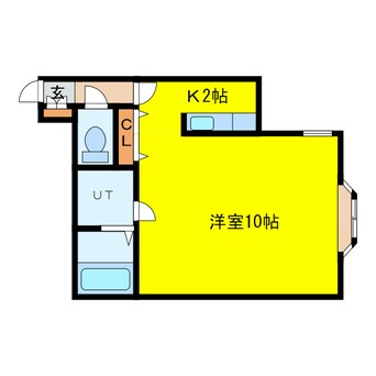 間取図 デリーロジェンテ