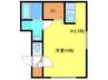 PAL相生 1Kの間取り