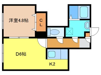 間取図 アーバン文教大前Ｂ