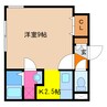 アーバニティ 1Kの間取り