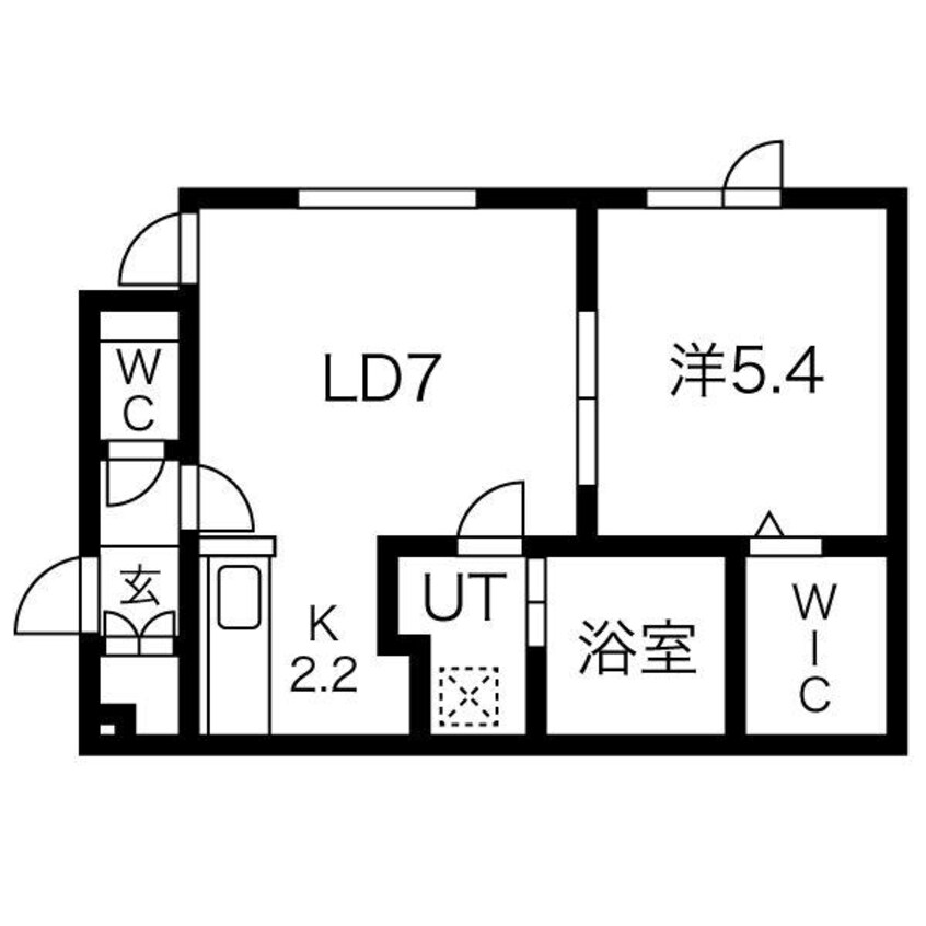 間取図 プラスオン恵み野