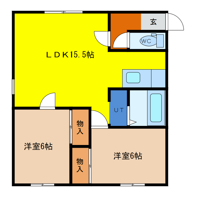 間取り図 シャトー恵庭