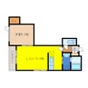 CANAAN黄金南Ⅱ 1LDKの間取り