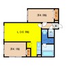 THE RITZ-CARLTON 2LDKの間取り