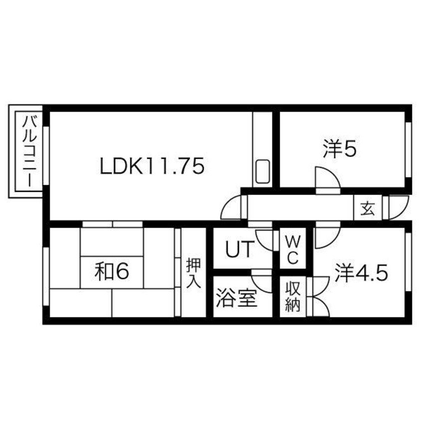 間取図 シャトーグリーン